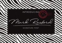 Mark Rasford Font - Featured Image
