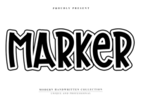 Marker Font - Featured Image