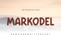 Markodel Font - Featured Image