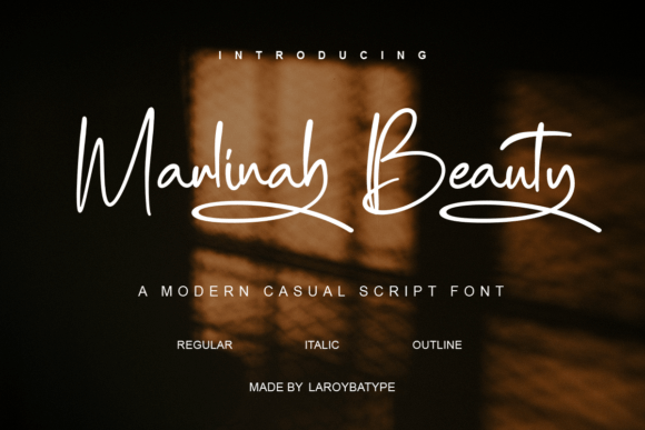 Marlinah Beauty Font - Featured Image