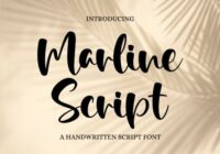 Marline Script Font - Featured Image