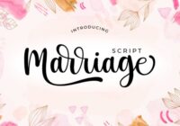 Marriage Script Font - Featured Image