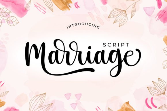 Marriage Script Font - Featured Image