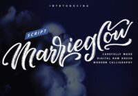 Marrieglow Font - Featured Image