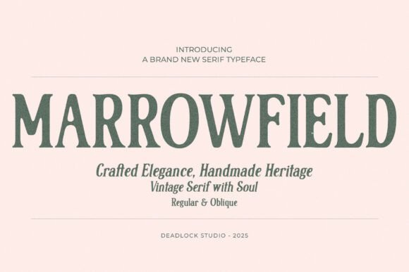 Marrowfield Font - Featured Image