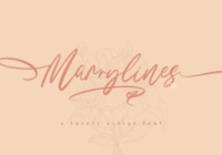 Marrylines Font - Featured Image