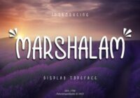 Marshalam Font - Featured Image