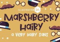 Marshberry Hairy Font - Featured Image