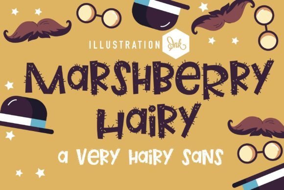 Marshberry Hairy Font - Featured Image
