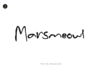 Marsmeowl Font - Featured Image