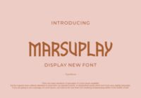 Marsuplay Font - Featured Image