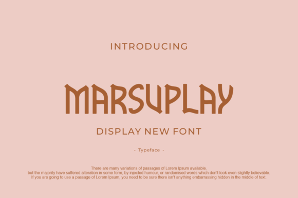 Marsuplay Font - Featured Image