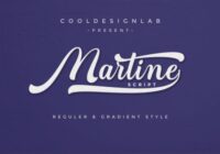 Martine Script Font - Featured Image