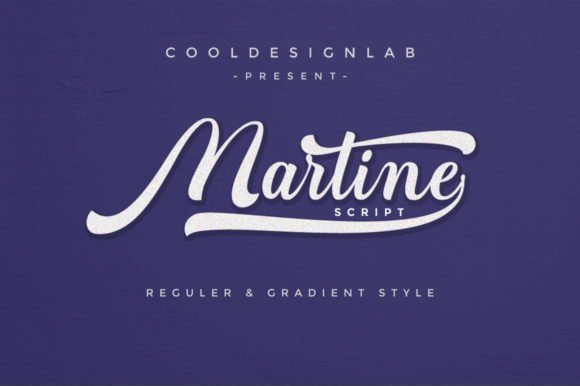 Martine Script Font - Featured Image