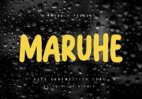 Maruhe Font - Featured Image