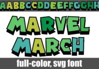 Marvel March Font - Featured Image