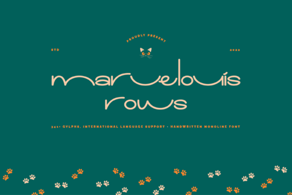 Marvelouis Rows Font - Featured Image