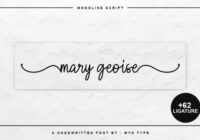 Mary Geoise Font - Featured Image