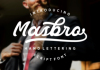 Masbro Font - Featured Image