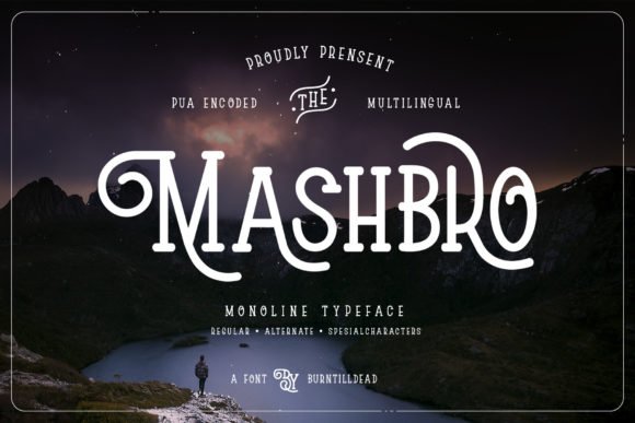 Mashbro Font - Featured Image
