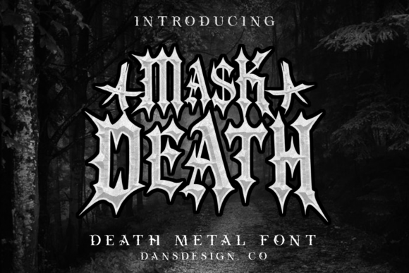Mask Death Font - Featured Image