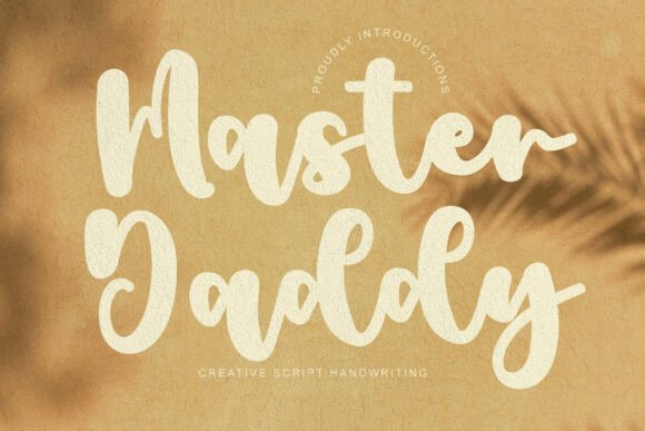Master Daddy Font - Featured Image