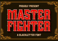 Master Fighter Font - Featured Image