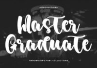 Master Graduate Font - Featured Image