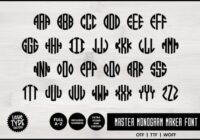 Master Monogram Font - Featured Image