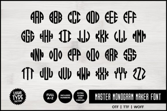 Master Monogram Font - Featured Image