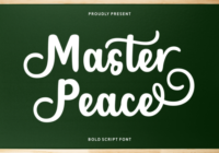 Master Peace Font - Featured Image