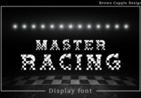 Master Racing Font - Featured Image