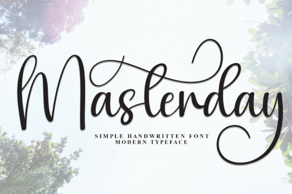 Masterday Font - Featured Image