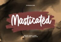 Masticated Font - Featured Image