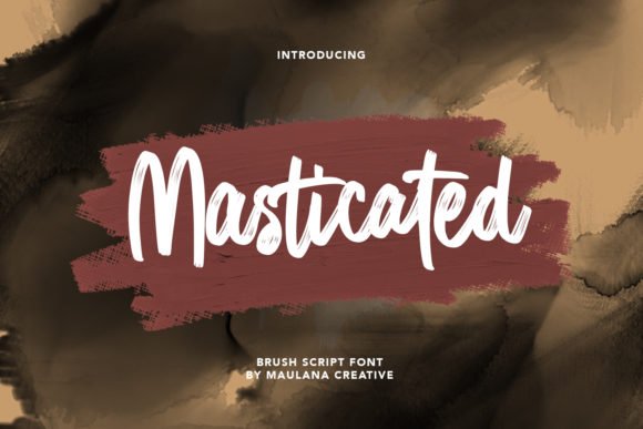 Masticated Font - Featured Image