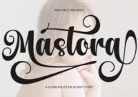 Mastora Font - Featured Image
