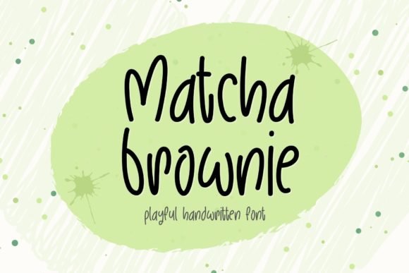 Matcha Brownie Font - Featured Image