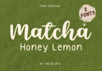 Matcha Honey Lemon Font - Featured Image