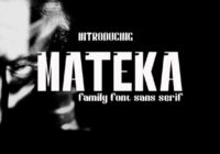 Mateka Font - Featured Image