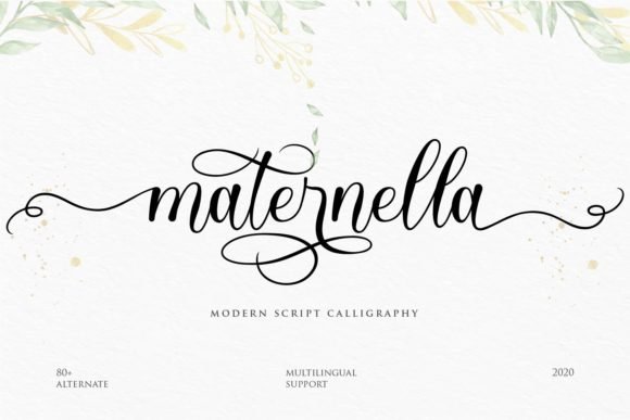 Maternella Font - Featured Image