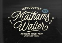 Mathams Walter Font - Featured Image