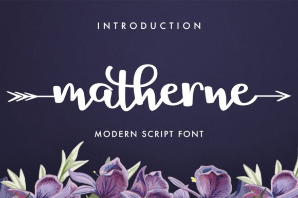 Matherne Script Font - Featured Image