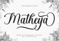 Matheya Font - Featured Image