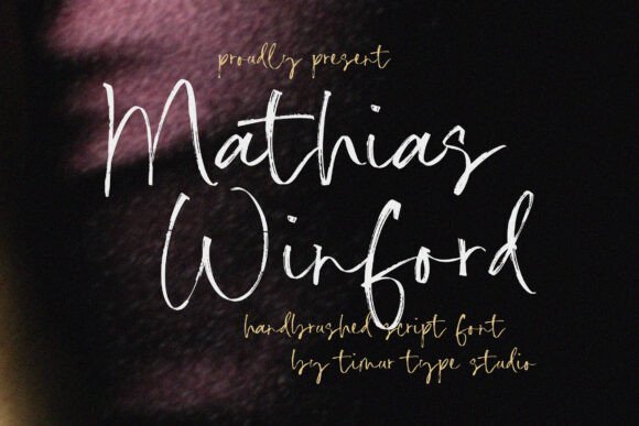 Mathias Winford Font - Featured Image