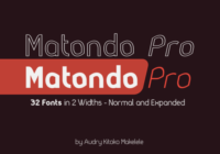 Matondo Pro Font - Featured Image