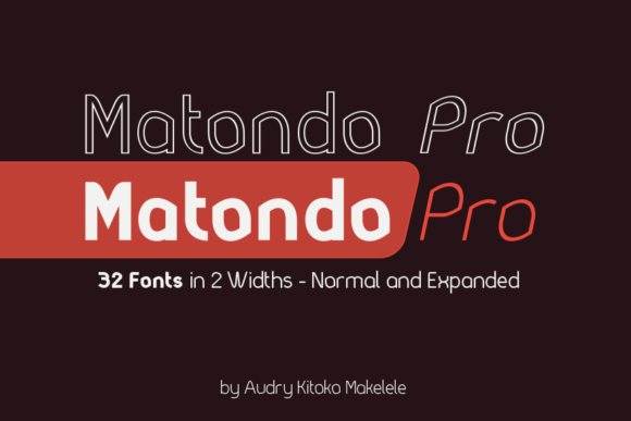 Matondo Pro Font - Featured Image