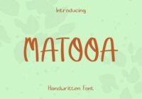 Matooa Font - Featured Image