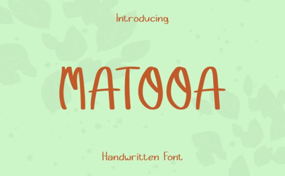 Matooa Font - Featured Image