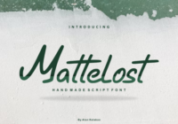 Mattelost Font - Featured Image