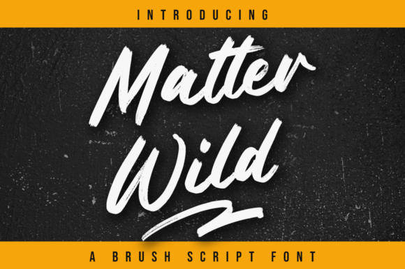 Matter Wild Font - Featured Image